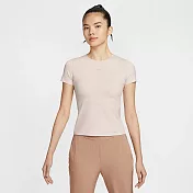NIKE AS W NK DF SS TOP 女短袖上衣-HQ8080104 XS 粉紅色