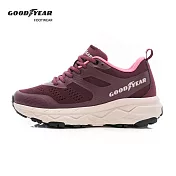 【Goodyear 固特異】綠野奔馳 女款 3E寬楦越野運動鞋 / GAWR52812 JP23 酒紅