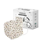【ONEDER旺達棉品】SNOOPY史努比兒童立體口罩(15入組)- 史努比 滿版 SN-BBZ001