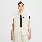 NIKE AS W NSW NK LIQ SHINE VEST 女休閒背心-HV2473133 XS 白色