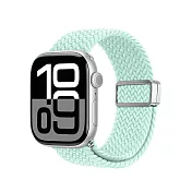 DUX DUCIS Apple Watch (38/40/41/42(十代)mm) 彈力磁吸扣編織錶帶 -薄荷綠