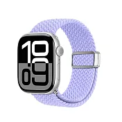 DUX DUCIS Apple Watch (38/40/41/42(十代)mm) 彈力磁吸扣編織錶帶 -霧紫色