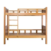 IDEA-白楊木實木雙層單人上下舖床架