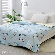 英國Abelia《Sanrio-POCHACCO帕恰雪糕》100%天絲抗菌涼被(5x6.5尺)