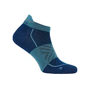 【紐西蘭Icebreaker】男 輕薄毛圈慢跑踝襪(+) S 深海藍/藍