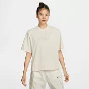 NIKE AS W NSW SS TEE BOXY BSB GCEL 女短袖上衣-II0446047 XS 白色