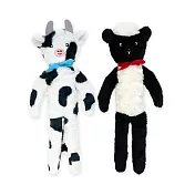 ZippyPaws 就愛在一起-綿羊&乳牛 | 狗狗玩具 寵物玩具 毛絨玩具 發聲玩具
