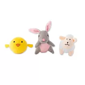 ZippyPaws 就愛在一起-小雞&小兔&小羊 | 狗狗玩具 寵物玩具 毛絨玩具 發聲玩具