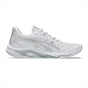 Asics Netburner Ballistic FF 4 [1052A083-100] 女 排球鞋 室內運動 白 銀