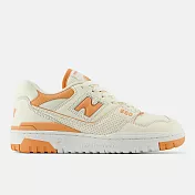 New Balance [BBW550AJ] 女 復古鞋 經典 NB 550 休閒 B楦 膠底 簡約 穿搭 米 橘