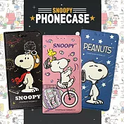 史努比授權正版 OPPO Reno14 Pro 金沙灘彩繪磁力手機皮套 小宇宙黑