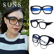 【SUNS】包覆式濾藍光眼鏡 加大版 頂級濾藍光多功能眼鏡 防輻射 抗紫外線UV400 S016