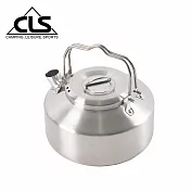 【韓國CLS】戶外304不鏽鋼燒水壺 900ml 迷你水壺 水壺 煮水壺 茶壺  機車露營 登山 野營