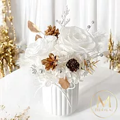 【Floral M】米蘭白金聖殿永生花禮