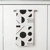 《danica》純棉擦拭布(點線圓71x46cm) | 廚房抹布 清潔布 擦拭布 茶巾