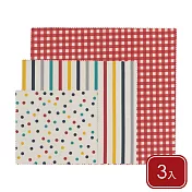 《danica》Ecologie蜂蠟保鮮布3件 - 繽紛塗鴉