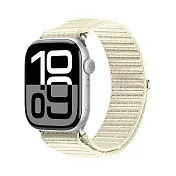 DUX DUCIS Apple Watch YE 尼龍編織錶帶 手錶帶 回環錶帶 長度自由調整 -白色-38/40/41/42(十代)m