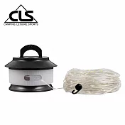 【韓國CLS】戶外露營捲尺燈20米燈串 露營燈 照明燈 機車露營 登山 野營(兩色任選) 黑色