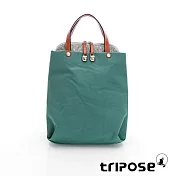 tripose 漫遊系列岩紋可手提後背包  森林綠