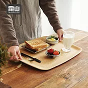 【日本霜山】日式水曲柳防水托盤(46x36cm)-大