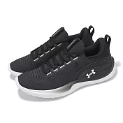 Under Armour UA 訓練鞋 Flow Dynamic 女鞋 黑 白 支撐 運動鞋 3026107001 24.5cm BLACK/WHITE