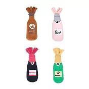 ZippyPaws 歡樂時光瓶-4支烈酒 | 貓玩具 貓草玩具 紓壓玩具 貓薄荷 寵物玩具