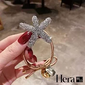 【Hera 赫拉】滄海碧浪閃耀海星髮圈 HRA41 銀色海星
