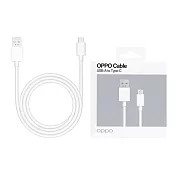 OPPO 原廠DL153 12A USB-A to Type-C 超閃充充電線 SuperVOOC 100W (盒裝) 白色