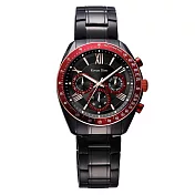 Roven Dino羅梵迪諾 極致典藏時尚腕錶-黑X紅