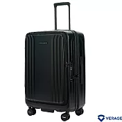 【Verage】維麗杰 24吋第二代菁英奢華系列前中開行李箱 (純黑色)