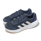 adidas 慢跑鞋 Astrastar 男鞋 藍 白 膠底 緩衝 愛迪達 JQ6082 28.5cm NAVY/WHITE