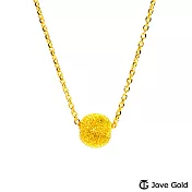 JoveGold漾金飾 璀璨人生黃金項鍊-大