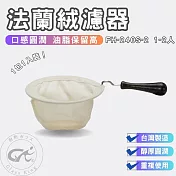 【GlassKing】⭐台灣製造⭐FH-240S-2 法蘭絨濾器 1～2人 法蘭絨 咖啡濾網 咖啡濾布 保留咖啡油脂