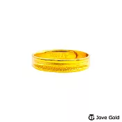 JoveGold漾金飾 一眼瞬間黃金女戒指