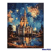 [HOMEHERE] DIY數字油畫/ 城堡煙火