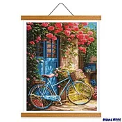 [HOMEHERE] DIY鑽石畫／街角薔薇 掛軸無框版