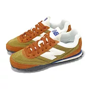 New Balance 休閒鞋 RC30 男鞋 女鞋 橘 棕 麂皮 復古 NB URC30ND-D 23.5cm ORANGE/BROWN