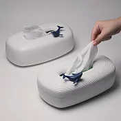 QUALY|鵝卵石衛生紙盒-L (鯨魚)