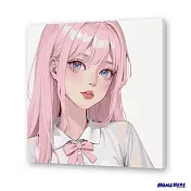 [HOMEHERE] DIY數字油畫/ 花漾少女 粉嫩（升級加大版）