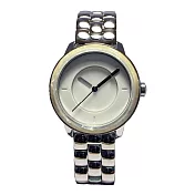 NIXON The DIVVY 幾何個性時尚都會腕錶-銀