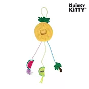 【Quirky Kitty】熱帶鳳梨貓薄荷門掛逗貓玩具(貓/貓玩具/貓草/逗貓/互動玩具)