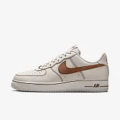 NIKE AIR FORCE 1 07 LV8 男休閒鞋-HQ2037101 US10 白棕色