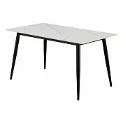 IDEA-120CM極簡義式工藝岩板餐桌(運費另計) 雪山白