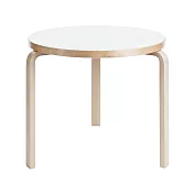 Artek Aalto Table round 90B 圓桌 （白色桌面、? 75 公分）
