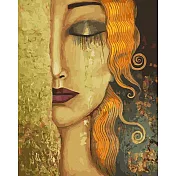 ArtLife藝術生活【9V001】克林姆 金色淚痕(炫金)_DIY 數字 油畫 彩繪