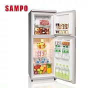 【SAMPO聲寶】140公升定頻雙門冰箱 SR-C14Q(R6)✔基本安裝✔舊機回收