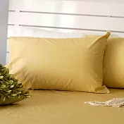 【麗塔寢飾】40支紗精梳棉 美式信封枕套組 麥香