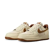 NIKE AIR FORCE 1 07 LV8 男休閒鞋-IB7719113 US7.5 白棕色