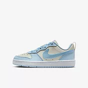 NIKE COURT BOROUGH LOW RECRAFT BG 中大童 女休閒鞋-IH4048001 US4 藍色