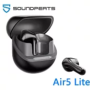 SoundPeats Air 5 Lite 高 CP 360° 全景聲 ✕ Hi-Res /LDAC™ 雙重高音質認證入耳真無線耳機 2色 公司貨保固一年 雲夜黑